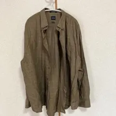 アロー チェック 長袖シャツ ボタンダウン XL ブラウン カジュアルのサムネイル