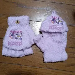 デーモンハンターズ KPOPガールズ モコモコ 手袋 女の子