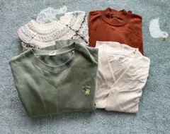 お値下げ中メンズ秋冬服　4点まとめ売り　ニット　セーター　カーディガン　Lサイズ