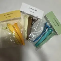 ハンドメイド ヘアクリップセット 3個*3セット