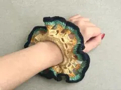 ハンドメイド/シュシュ/編み物