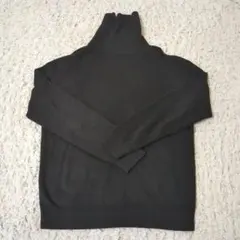 オリヒカ タートルネックセーター M 黒