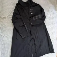 adidas ブラック トレンチコート Mサイズ