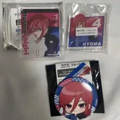 ブルーロック　千切豹馬　キーホルダー　缶バッジ　極楽湯　カフェ　アクリル