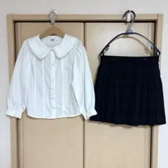 SHIPS KIDS セレモニー　ブラウス　スカート　セット売り　入学式　卒園式