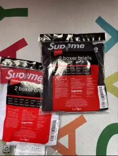 Supreme ボクサーブリーフ 2枚セット