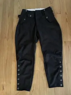 ジョッパーズ（ブリーチーズ）パンツ　ブラック ボタン付き