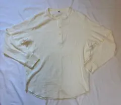 UNIQLO ユニクロ ワッフルカットソー ホワイト Mサイズ