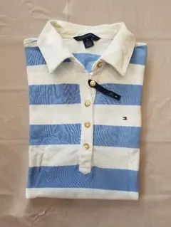 TOMMY HILFIGER ボーダー ポロシャツ Mサイズのサムネイル