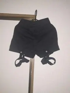 【SPINNS】サスペンダー付きショートパンツ