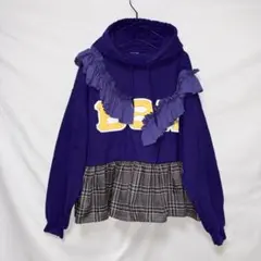 No.1118『古着リメイクパーカー、チュニック』