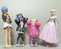 【箱無】Re:ゼロ 一番くじ レム ＆ ベアトリス だぼパーカー 他 4点セット