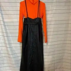 【mystywoman】フェイクレザー ワンピーススカート