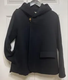 美品 パラスパレス nume ソフト パイル コート 花柄 ネイビー - メルカリ