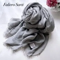 Faliero Sarti Tobia モダール シルク 大判 ストール グレー - メルカリ