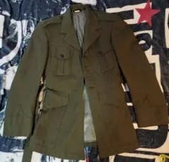 グリーン ミリタリージャケット　パンク　PUNK　ロック　S〜М