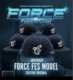 FORCE FES MODEL ネイビーキャップ スナップバック