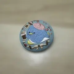 サンリオ布バッチ タキシードサム