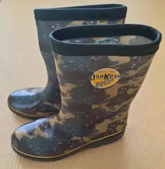 OshKosh B'gosh カモフラ柄 レインブーツ 長靴　22.0cmのサムネイル