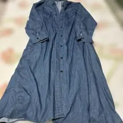 LEPSIM デニム長袖シャツワンピース