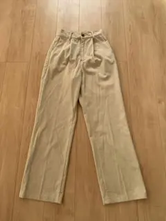 コーデュロイワイドパンツ