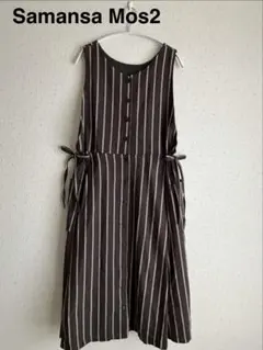 ꕤ︎︎新春セールꕤ︎︎3月末までSamansa Mos2 ジャンスカ ワンピース