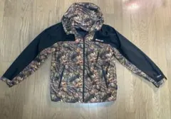 FIRST DOWN マウンテンパーカー カモフラ 総柄 葉柄 撥水 マウンパ