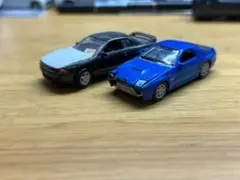 ドリ車2台ミニカー
