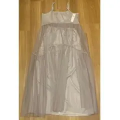 新品　ミスティック　mystic mline チュールキャミワンピース　グレー