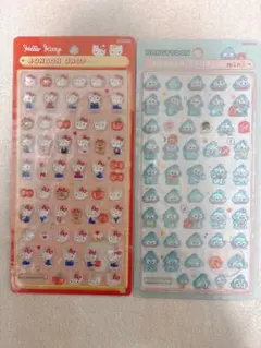 サンリオ ボンボンドロップシール mini ハローキティ ハンギョドン