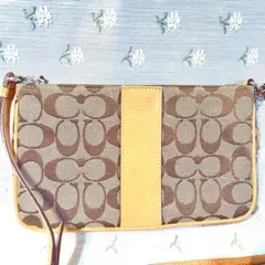 【美品】COACH ショルダーバッグ コーチ　シンプル　斜めがけ