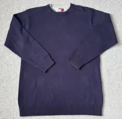 NY購入　長期保存　新品　未使用　トミーフィルヒィガー　コットンセーター　XL