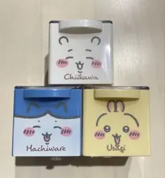 ちいかわ・ハチワレ・うさぎの小物入れセット　ちいかわ
