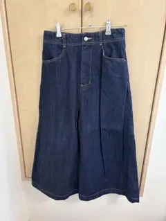 zucca 濃紺 ワイドデニムパンツ