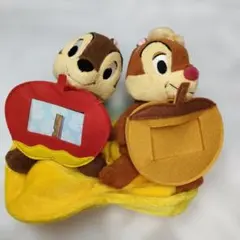 Ｄｉｓｎｅｙ ｓｕｎ−ｓｔａｒ チップ＆デール リンゴアップリケぬいぐるみ