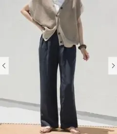新品☆アーバンリサーチドアーズ　リネン混イージーパンツ