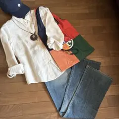 ブーツカットデニム・フレアデニム ストレッチデニム ブルー