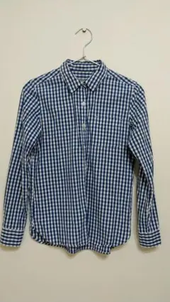 無印良品　チェック柄シャツ Sサイズ