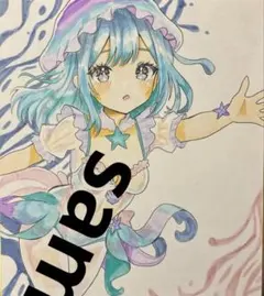 D*1様 【原画】手描き オリジナルイラスト 大色紙 No.41