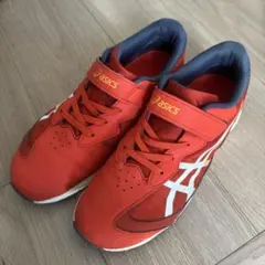 アシックス　レーザービーム　24㎝ 赤　マジックテープ