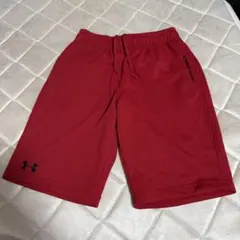 UNDER ARMOUR レッド ハーフパンツ MD