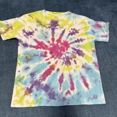 人気FRUIT OF THE LOOM 12タイダイ柄 Tシャツ スパイラル柄のサムネイル