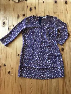 Vert Dense 花柄チュニック七分袖　日本製のサムネイル