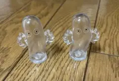 ニョロニョロ ムーミン MOOMIN クリアソフビフィギュア 2個セット