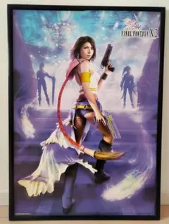 ファイナルファンタジー X-2　FINAL FANTASY　ポスター Final Fantasy X-2 very rare Promo Poster 59x42cm Square Enix