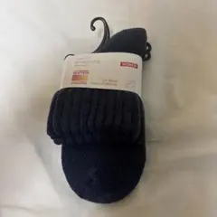 ユニクロ ヒートテック ルームソックス 23-25cm ネイビー 未使用