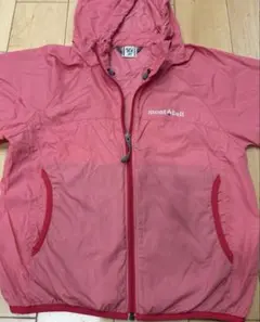モンベル mont-bellキッズ ウィンドブレーカー ピンク 110