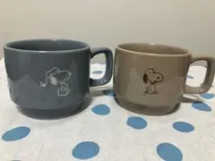新品未使用　スヌーピー　ペアマグカップ