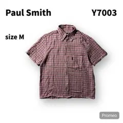 【即購入OK】Paul Smith JEANS 半袖シャツ　サイズM レッド