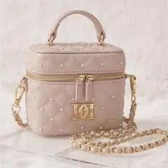 Darich ダーリッチ キルティングパールスクエア ミニバッグ PNK